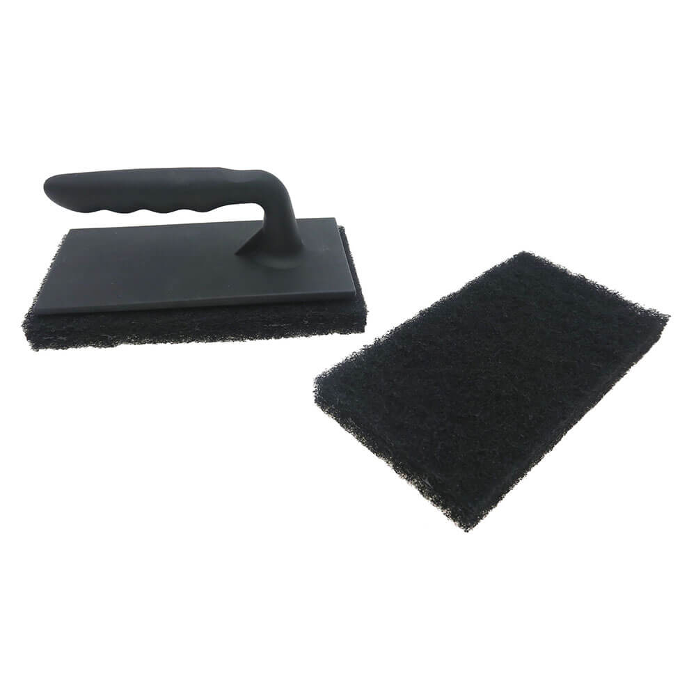 Mr. BAR-B-Q Oversized Grill/Griddle Scrubber with Pad