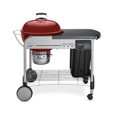 Performer Deluxe Charcoal Grill 22" - Crimson