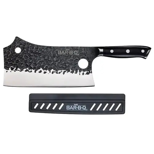 Mr. BAR-B-Q Griller's Cleaver Knife, HCS Blade, Wood Handle
