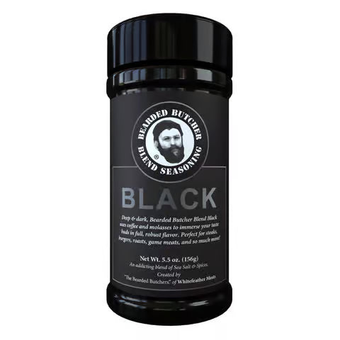 Bearded Butcher Blend Black Shaker 5.5oz.