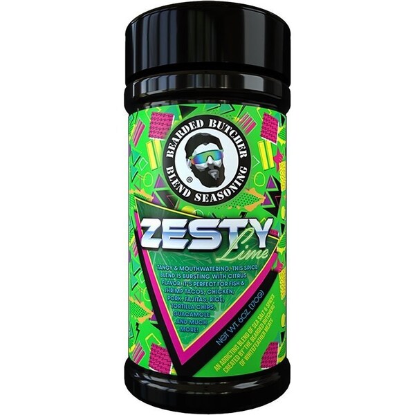 Bearded Butcher Blend Zesty Lime Shaker 6oz.