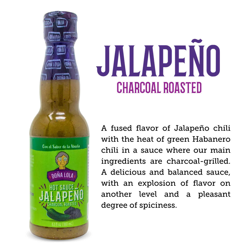 Jalapeño Charcoal Roasted (Hot Sauce)