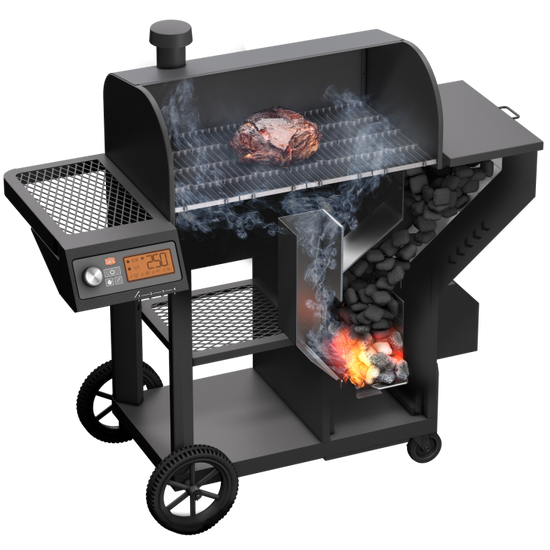 Tahoma™ 900 DXL, Auto-Feed Charcoal Smoker and Grill