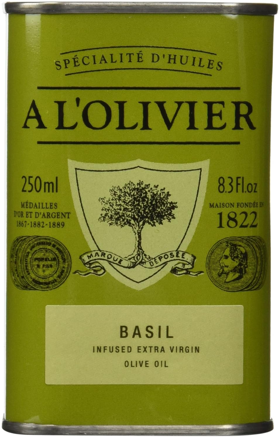 Olive Oil Basil 8.3 oz.