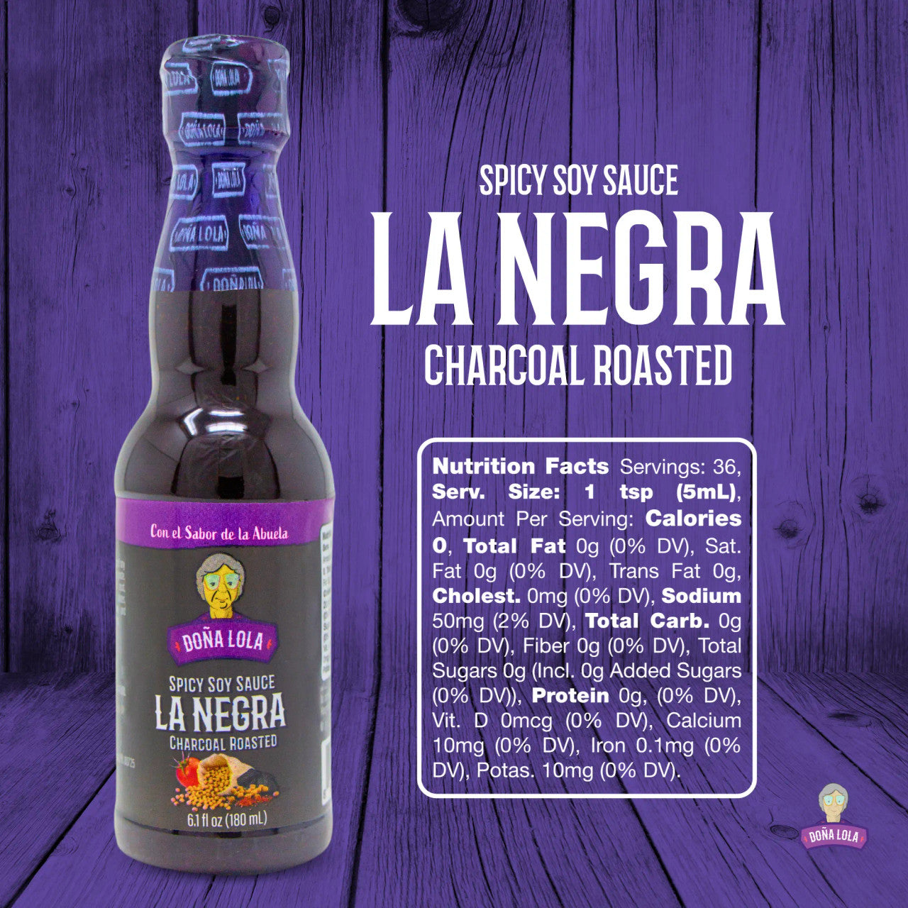 La Negra Charcoal Roasted (Hot Sauce)