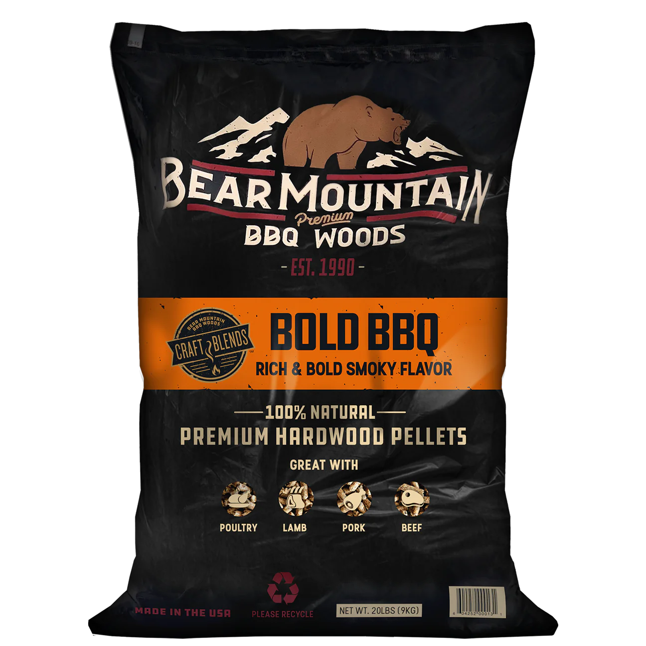 Bold BBQ Craft Blends™ Wood Pellets 20Lb