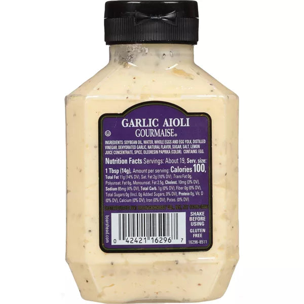 Boar's Head Garlic Aioli Gourmaise Spread