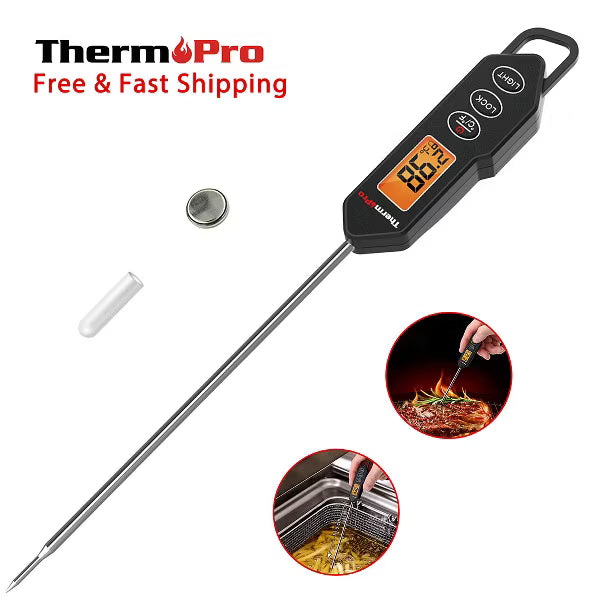 ThermoPro Digital Instant Read Meat with Magnet and Backlight