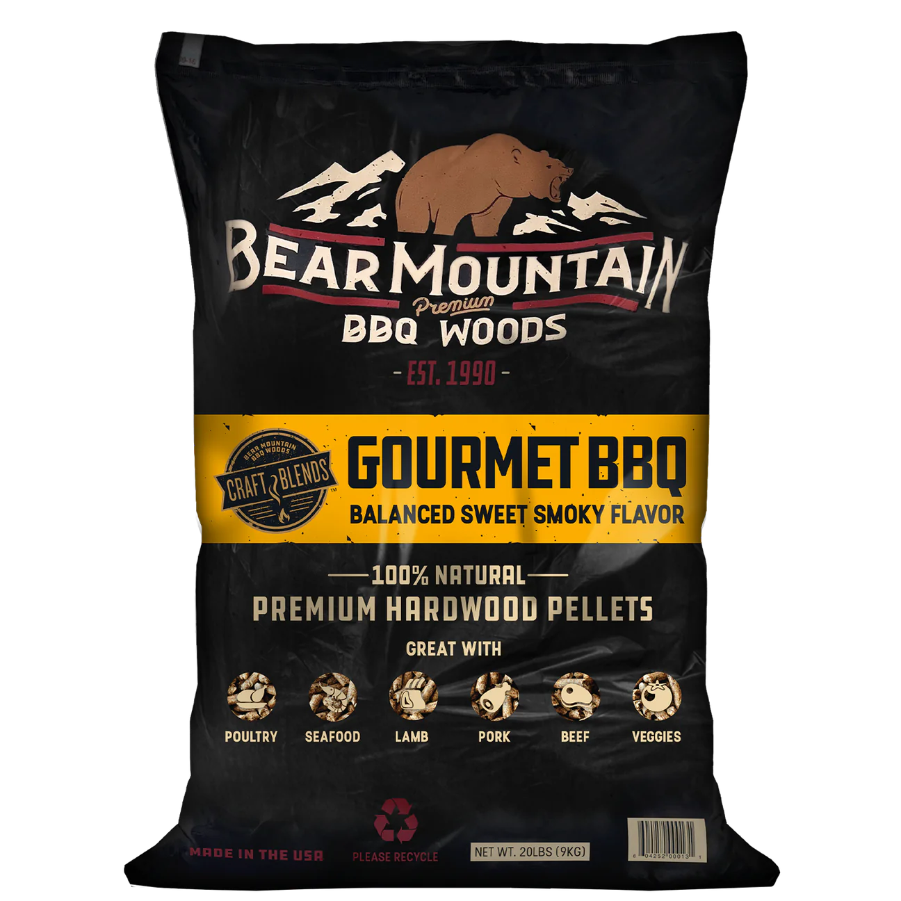 Gourmet BBQ Craft Blends™ Wood Pellets 20Lb