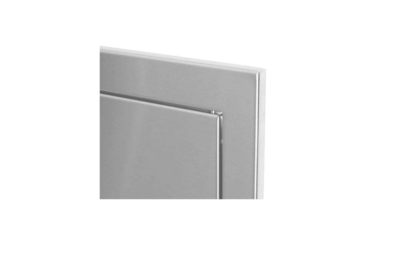 Large Single Stainless-Steel Drawer With Reveal