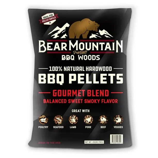 Bear Mountain Gourmet BBQ Craft Blends™ Wood Pellets 20Lb