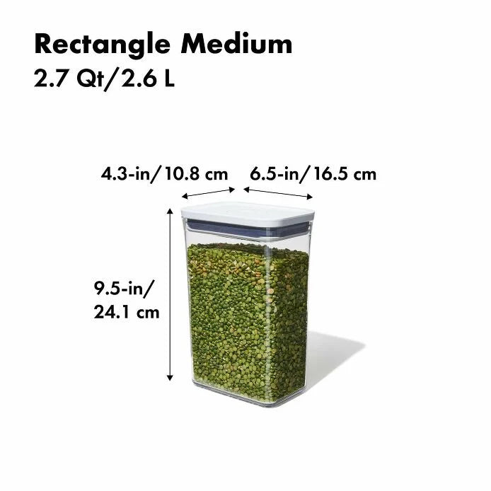 POP Container - Rectangle Medium (2.7 Qt.)