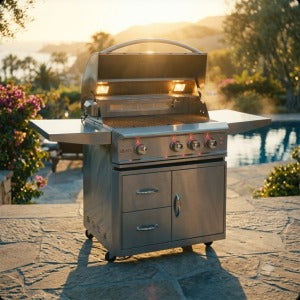 Blaze LUX 34-Inch 3-Burner Built-In Propane Gas Grill